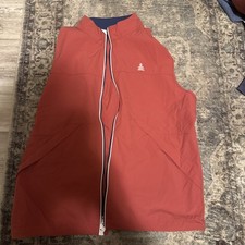 Colete de vela Peter Millar Crown cabo vermelho iate clube masculino L $168 MS22Z02 novo comprar usado  Enviando para Brazil
