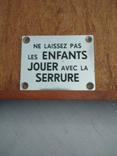 Plaque laissez enfants d'occasion  Saint-Léonard-de-Noblat