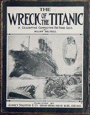 partituras vintage WRECK OF THE TITANIC 1912 Chicago comprar usado  Enviando para Brazil