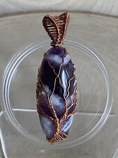 Natural amethyst pendant for sale  WOLVERHAMPTON