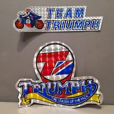 Triumph motorbike memorabilia for sale  NELSON