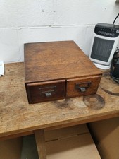 Antique two drawer for sale  KING'S LYNN