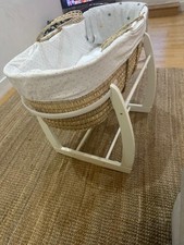 Moses basket rocking for sale  BRADFORD