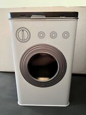 Suporte para cápsula de detergente para máquina de lavar roupa metal alvo branco preto tampa de dobradiça, usado comprar usado  Enviando para Brazil