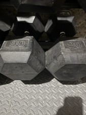 90lb hex dumbbell for sale  Williamstown