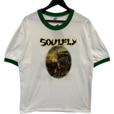 Usado, Camiseta Vintage Soulfly To Got The Most High Ringer Band Branca Masculina GG comprar usado  Enviando para Brazil