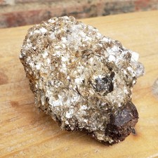 Rocha mineral de quartzo mica, local desconhecido 224g amostra de propriedade comprar usado  Enviando para Brazil