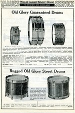 1940 anúncio impresso de tarola Old Glory garantida e bateria de rua comprar usado 1940 anúncio impresso de tarola Old Glory garantida e bateria de rua comprar usado  Enviando para Brazil