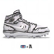 Custom cartoon jordan for sale  Fresno