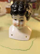 Cabeça de boneca 4 polegadas cabeça de porcelana sobrancelha baixa comprar usado  Enviando para Brazil