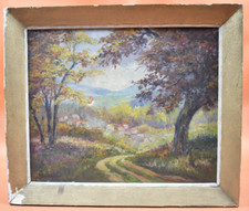 Peinture huile toile d'occasion  Châtillon-sur-Indre