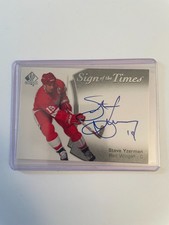 Steve yzerman sign for sale  Bayville