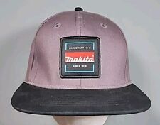 Boné Makita Snap Back cinza preto logotipo casual trabalho desgaste ajustável masculino comprar usado  Enviando para Brazil