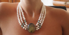 Collier perles baroques d'occasion  Aix-en-Othe