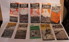 10 Vintage 1930's Case Tractor Booklets Brochures NICE comprar usado  Enviando para Brazil