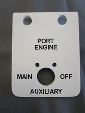 PAINEL AUXILIAR MOTOR PORTA EM BRANCO BARCO SCOUT BRANCO HW1228 MARINHO comprar usado  Enviando para Brazil