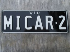 Placa de licença preta Victoria personalizada MICAR my car década de 1990 comprar usado  Enviando para Brazil