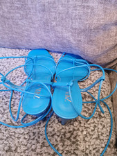 Zara turquoise shoes for sale  NORTHOLT