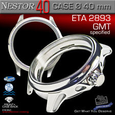 Usado, CAIXA DE RELÓGIO MOVIMENTO NESTOR FIT ETA-2893-2GMT, Ø 40 MM, AÇO INOXIDÁVEL, CRISTAL DE SAFIRA comprar usado  Enviando para Brazil