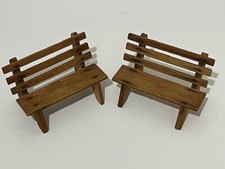 Bancos de madeira em miniatura para jardim de fadas ou casa de bonecas 4" de comprimento 2,5" de altura comprar usado Bancos de madeira em miniatura para jardim de fadas ou casa de bonecas 4" de comprimento 2,5" de altura comprar usado  Enviando para Brazil