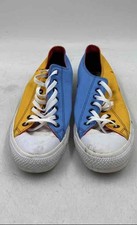 Tênis Converse unissex personalizado CT All Star CU1724 azul amarelo tamanho 13M 15W comprar usado  Enviando para Brazil