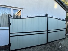 metal drive gates for sale  PRESTON