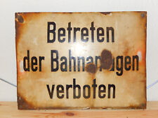 Schild lokschild bahnhofsschil gebraucht kaufen  Preetz