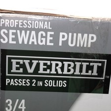 Everbilt submersible sewage for sale  Chillicothe