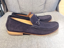 Navy blue suede for sale  NORWICH