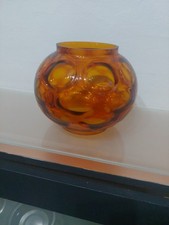 Vintage amber glass for sale  STOKE-ON-TRENT
