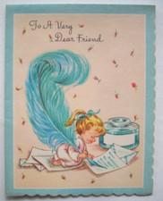 Girl writes letter for sale  Saint Cloud