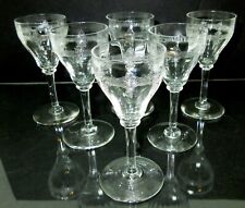 6 Vintage Bryce Crystal Sherry Licor Cordial Glass Tocha Etch # 415 Tigela Óptica comprar usado  Enviando para Brazil