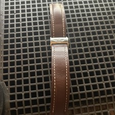Leather watch strap for sale  GLASGOW