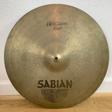 Prato SABIAN 18" Crash Ride HH martelado à mão anos 80 anos 90 vintage 1514 gramas RARO! 45 cm comprar usado  Enviando para Brazil