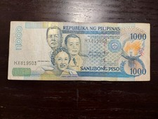 Filipinas 1000 Piso 2004, P-197 comprar usado Filipinas 1000 Piso 2004, P-197 comprar usado  Enviando para Brazil