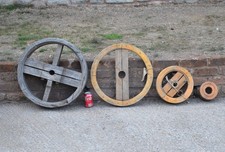 Vintage wooden pulley for sale  TAUNTON