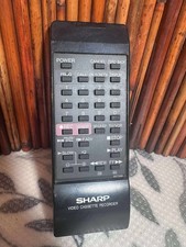 Controle remoto gravador de vídeo cassete Sharp | Substituição para videocassete, fácil de usar comprar usado  Enviando para Brazil