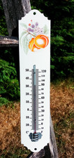 Thermometre emaille 30cm d'occasion  Mehun-sur-Yèvre