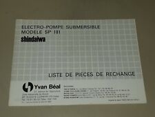 éclaté pieces pompe d'occasion  La Chevrolière