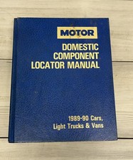 LOCALIZADOR DE COMPONENTES DOMÉSTICOS MOTOR 1989-90 MANUALES COCHES CAMIONES LIGEROS Y FURGONETAS segunda mano  Embacar hacia Mexico