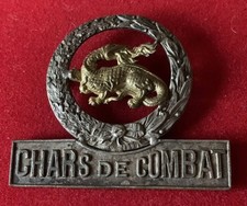 Rare insigne tankiste d'occasion  Sartrouville
