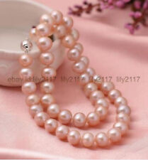 COLAR DE PÉROLAS ROSA ÁGUA DOCE MAR DO SUL NATURAL REAL 6-10 MM 14-48 POLEGADAS comprar usado  Enviando para Brazil