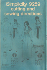 Simplicity 9259 junior for sale  Cincinnati