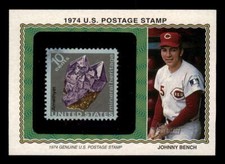 2023 Topps Heritage 1974 selo postal dos EUA relíquia Johnny Bench #41/50, usado comprar usado  Enviando para Brazil