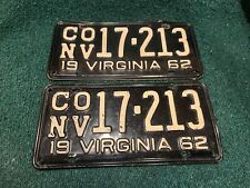 Scarce 1962 virginia for sale  Fulks Run
