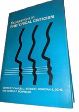 Explorations rhetorical critic for sale  Port Jefferson Station