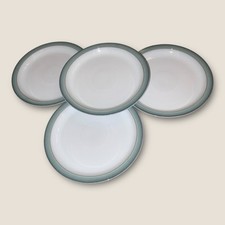 Używany, Denby Regency Green 4x talerze deserowe do sałatek 8,5 cala Vintage Pierwsza jakość Doskonałe na sprzedaż  Wysyłka do Poland
