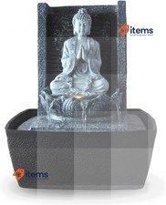 Usado, Fonte interna Zen'Light Nirvana, cachoeira com Buda e iluminação LED branca comprar usado  Enviando para Brazil