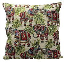 Elephants tapestry cushion for sale  WALLASEY
