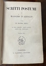1871 massimo azeglio usato  Mogliano Veneto